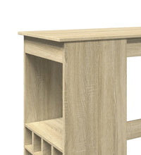 Bartisch mit Regal Sonoma-Eiche 90x47,5x103,5 cm Holzwerkstoff