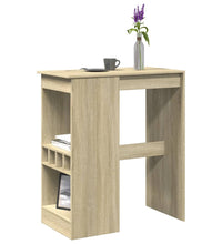 Bartisch mit Regal Sonoma-Eiche 90x47,5x103,5 cm Holzwerkstoff