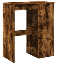 Bartisch mit Regal Räuchereiche 90x47,5x103,5 cm Holzwerkstoff