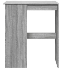 Bartisch mit Regal Grau Sonoma 90x47,5x103,5 cm Holzwerkstoff