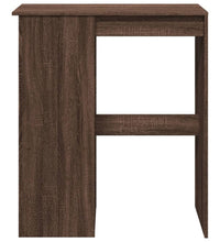 Bartisch mit Regal Braun Eiche 90x47,5x103,5 cm Holzwerkstoff