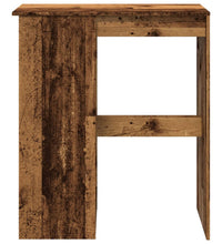 Bartisch mit Regal Altholz-Optik 90x47,5x103,5 cm Holzwerkstoff