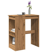 Bartisch mit Regal Artisan-Eiche 90x47,5x103,5 cm Holzwerkstoff