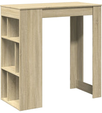 Bartisch mit Regal Sonoma-Eiche 102x50x103,5 cm Holzwerkstoff