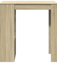 Bartisch mit Regal Sonoma-Eiche 102x50x103,5 cm Holzwerkstoff