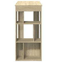 Bartisch mit Regal Sonoma-Eiche 102x50x103,5 cm Holzwerkstoff