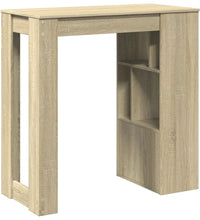 Bartisch mit Regal Sonoma-Eiche 102x50x103,5 cm Holzwerkstoff