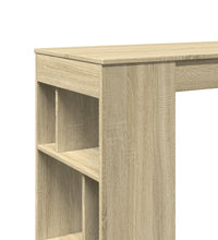 Bartisch mit Regal Sonoma-Eiche 102x50x103,5 cm Holzwerkstoff