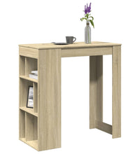 Bartisch mit Regal Sonoma-Eiche 102x50x103,5 cm Holzwerkstoff