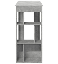 Bartisch mit Regal Betongrau 102x50x103,5 cm Holzwerkstoff