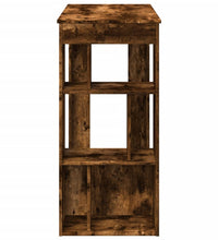 Bartisch mit Regal Räuchereiche 102x50x103,5 cm Holzwerkstoff