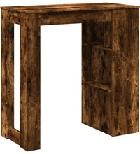Bartisch mit Regal Räuchereiche 102x50x103,5 cm Holzwerkstoff