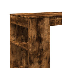 Bartisch mit Regal Räuchereiche 102x50x103,5 cm Holzwerkstoff