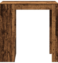 Bartisch mit Regal Altholz-Optik 102x50x103,5 cm Holzwerkstoff
