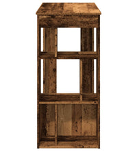 Bartisch mit Regal Altholz-Optik 102x50x103,5 cm Holzwerkstoff