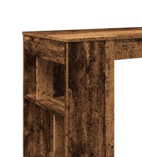 Bartisch mit Regal Altholz-Optik 102x50x103,5 cm Holzwerkstoff