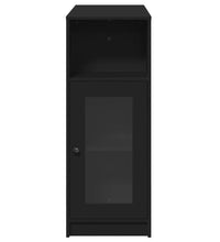 Bartisch mit Regal Schwarz 101x40x103,5 cm Holzwerkstoff