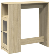 Bartisch mit Regal Sonoma-Eiche 101x40x103,5 cm Holzwerkstoff