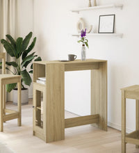 Bartisch mit Regal Sonoma-Eiche 101x40x103,5 cm Holzwerkstoff