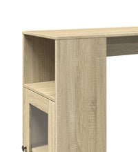 Bartisch mit Regal Sonoma-Eiche 101x40x103,5 cm Holzwerkstoff