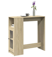 Bartisch mit Regal Sonoma-Eiche 101x40x103,5 cm Holzwerkstoff