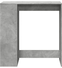 Bartisch mit Regal Betongrau 101x40x103,5 cm Holzwerkstoff
