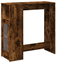 Bartisch mit Regal Räuchereiche 101x40x103,5 cm Holzwerkstoff