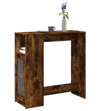 Bartisch mit Regal Räuchereiche 101x40x103,5 cm Holzwerkstoff