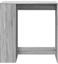 Bartisch mit Regal Grau Sonoma 101x40x103,5 cm Holzwerkstoff
