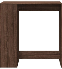 Bartisch mit Regal Braun Eiche 101x40x103,5 cm Holzwerkstoff