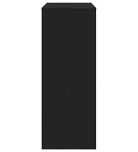 Bartisch mit Regal Schwarz 90x40x103,5 cm Holzwerkstoff