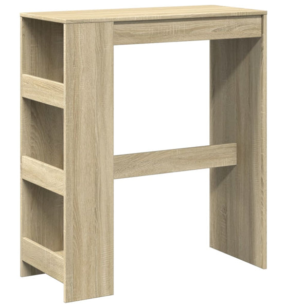 Bartisch mit Regal Sonoma-Eiche 90x40x103,5 cm Holzwerkstoff