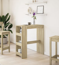 Bartisch mit Regal Sonoma-Eiche 90x40x103,5 cm Holzwerkstoff