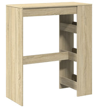 Bartisch mit Regal Sonoma-Eiche 90x40x103,5 cm Holzwerkstoff