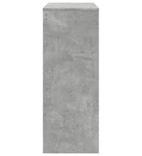 Bartisch mit Regal Betongrau 90x40x103,5 cm Holzwerkstoff