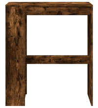 Bartisch mit Regal Räuchereiche 90x40x103,5 cm Holzwerkstoff