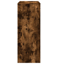 Bartisch mit Regal Räuchereiche 90x40x103,5 cm Holzwerkstoff