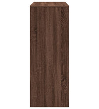 Bartisch mit Regal Braun Eiche 90x40x103,5 cm Holzwerkstoff