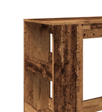 Bartisch mit Regal Altholz-Optik 90x40x103,5 cm Holzwerkstoff