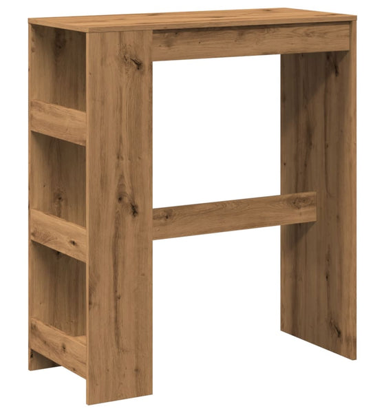 Bartisch mit Regal Artisan-Eiche 90x40x103,5 cm Holzwerkstoff