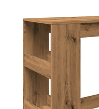 Bartisch mit Regal Artisan-Eiche 90x40x103,5 cm Holzwerkstoff