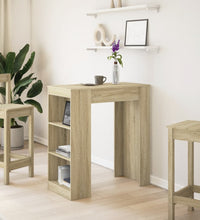 Bartisch mit Regal Sonoma-Eiche 95x47x103,5 cm Holzwerkstoff