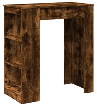 Bartisch mit Regal Räuchereiche 95x47x103,5 cm Holzwerkstoff