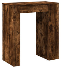 Bartisch mit Regal Räuchereiche 95x47x103,5 cm Holzwerkstoff