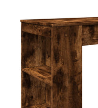 Bartisch mit Regal Räuchereiche 95x47x103,5 cm Holzwerkstoff