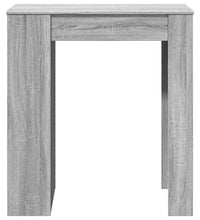 Bartisch mit Regal Grau Sonoma 95x47x103,5 cm Holzwerkstoff