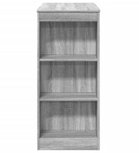 Bartisch mit Regal Grau Sonoma 95x47x103,5 cm Holzwerkstoff