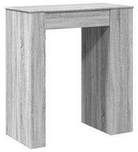 Bartisch mit Regal Grau Sonoma 95x47x103,5 cm Holzwerkstoff