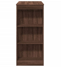 Bartisch mit Regal Braun Eiche 95x47x103,5 cm Holzwerkstoff