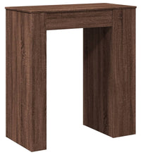 Bartisch mit Regal Braun Eiche 95x47x103,5 cm Holzwerkstoff